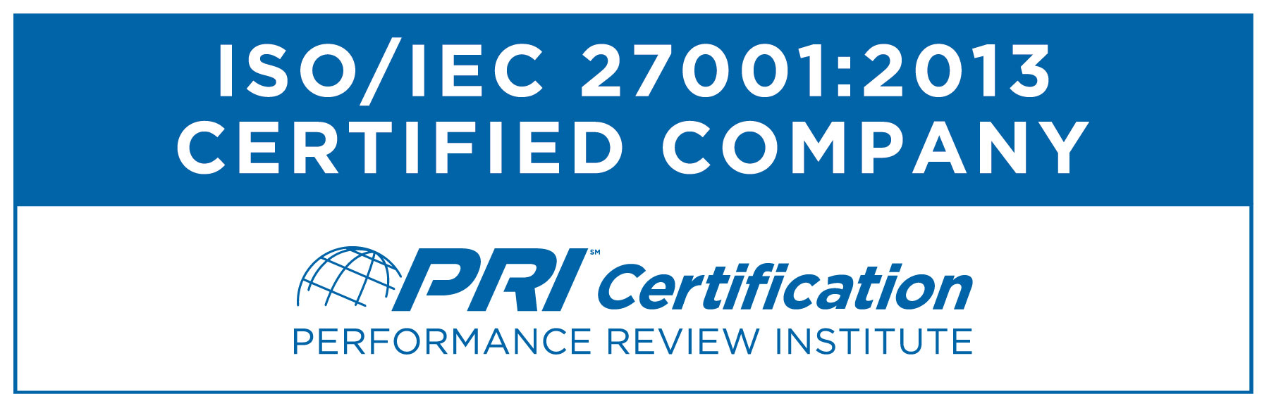 ISO/IEC 27001:2013 Certification Logo