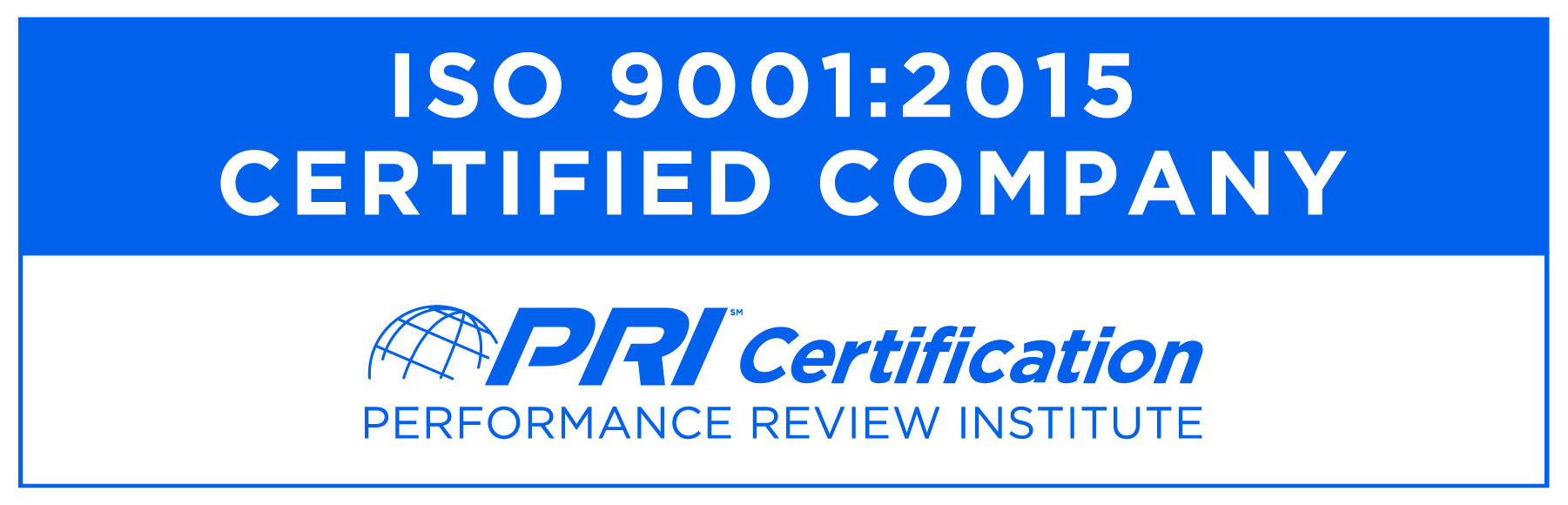 ISO 9001:2015 Certification Logo